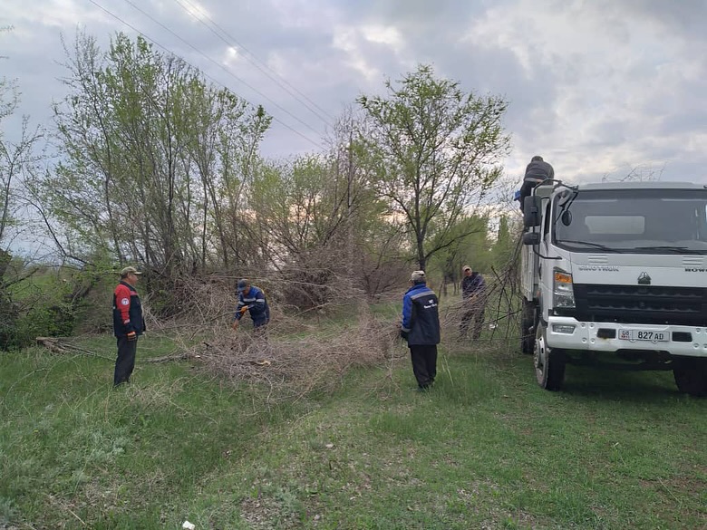 2025-жылдын 14-апрелинде «Кызыл-Октябрь» муниципалдык ишкананын күнүмдүк аткарылган иштери